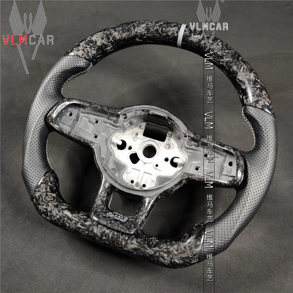 Индивидуальное индивидуальное рулевое колесо из углеродного волокна для VW Golf MK7