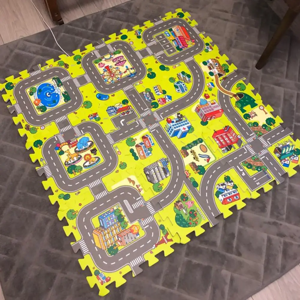 Каждый размер: 30X30 см X 9 см/18 шт. много игровой коврик EVA пены пазл для детей