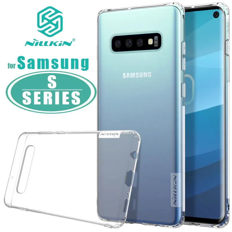 Для samsung Galaxy S10 S10 Plus S10e S9 S8 Plus чехол Nillkin TPU 0,6 мм задняя крышка чехол для samsung S10 S10E S9 S8+ чехол s