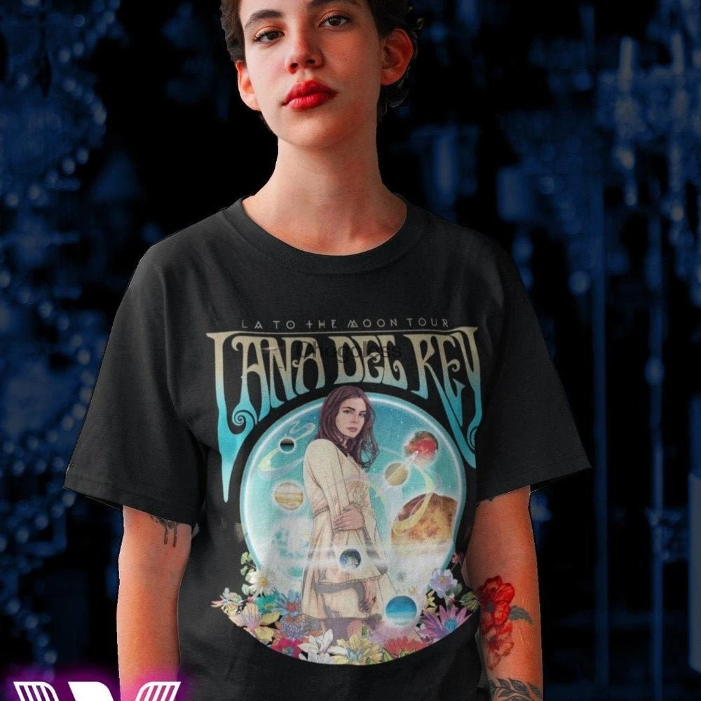 

Lana Del Rey La To The Moon Tour T Shirt Lana Del Rey Shirt