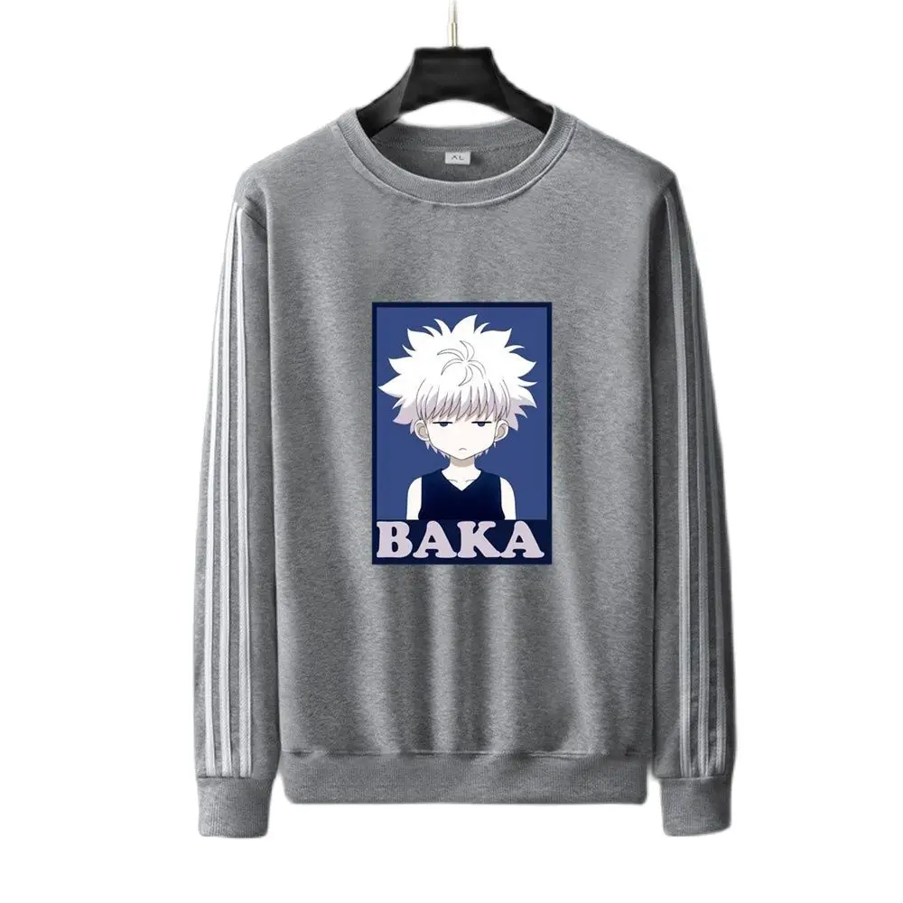 

Spring and autumn men's hedging Korean style loose trend round neck youth fashion casual tide brand outer wear base sweater