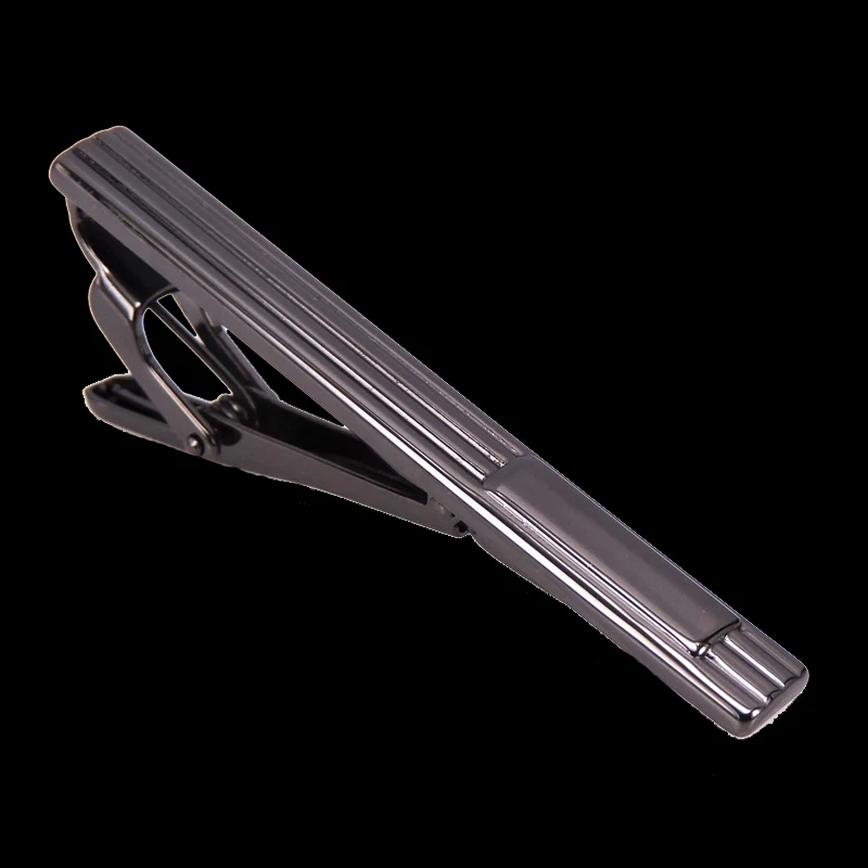 

Высококачественный металлический черный зажим для галстука, новые модные ювелирные изделия для мужчин, значок для галстука на свадьбу, дел...