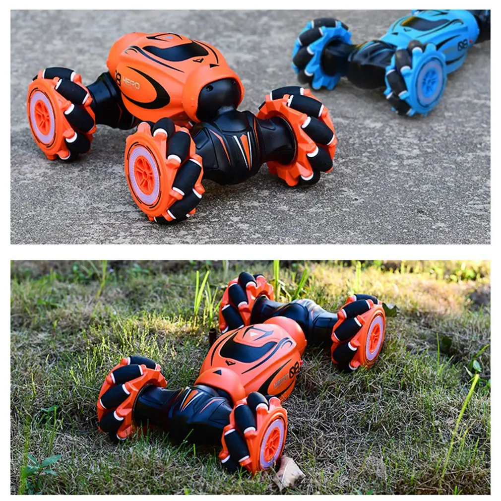 

1:16 4WD Radio Gesture Induction Music Light Remote Control Twist High Speed RC Car Stunt off Road Drift Vehicle Toy D876