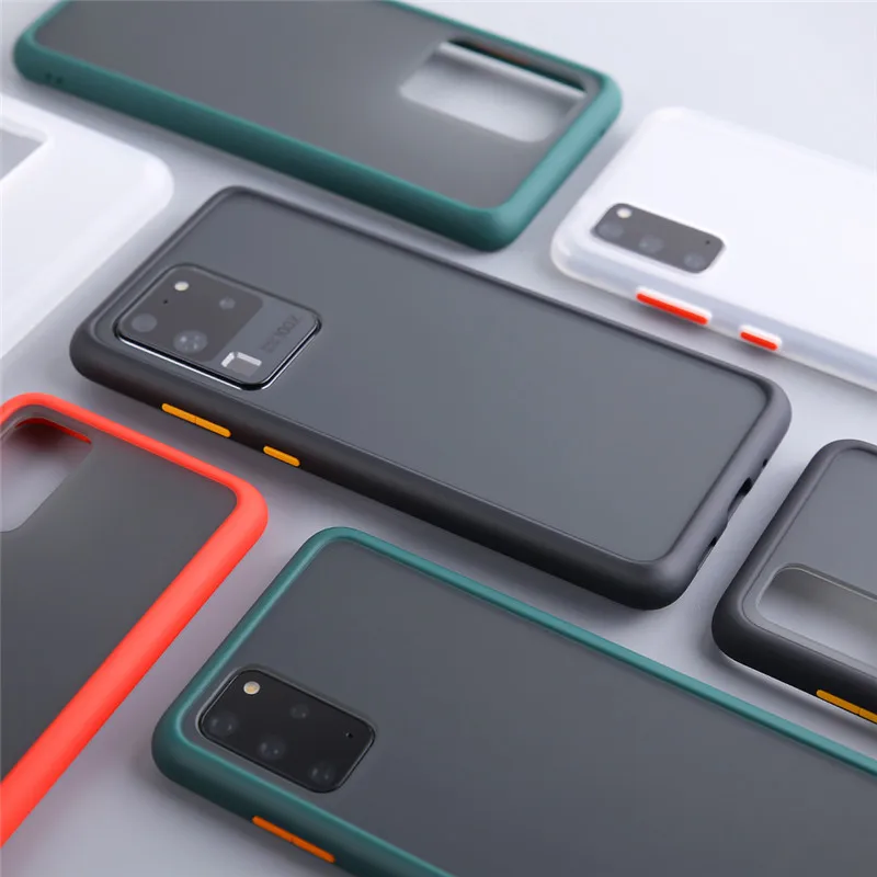Противоударный чехол для Samsung Galaxy A91 A81 A71 A51 A21S A70 A50 NOTE 10 Pro SM A217F A715F A515F A705 A505 мягкий