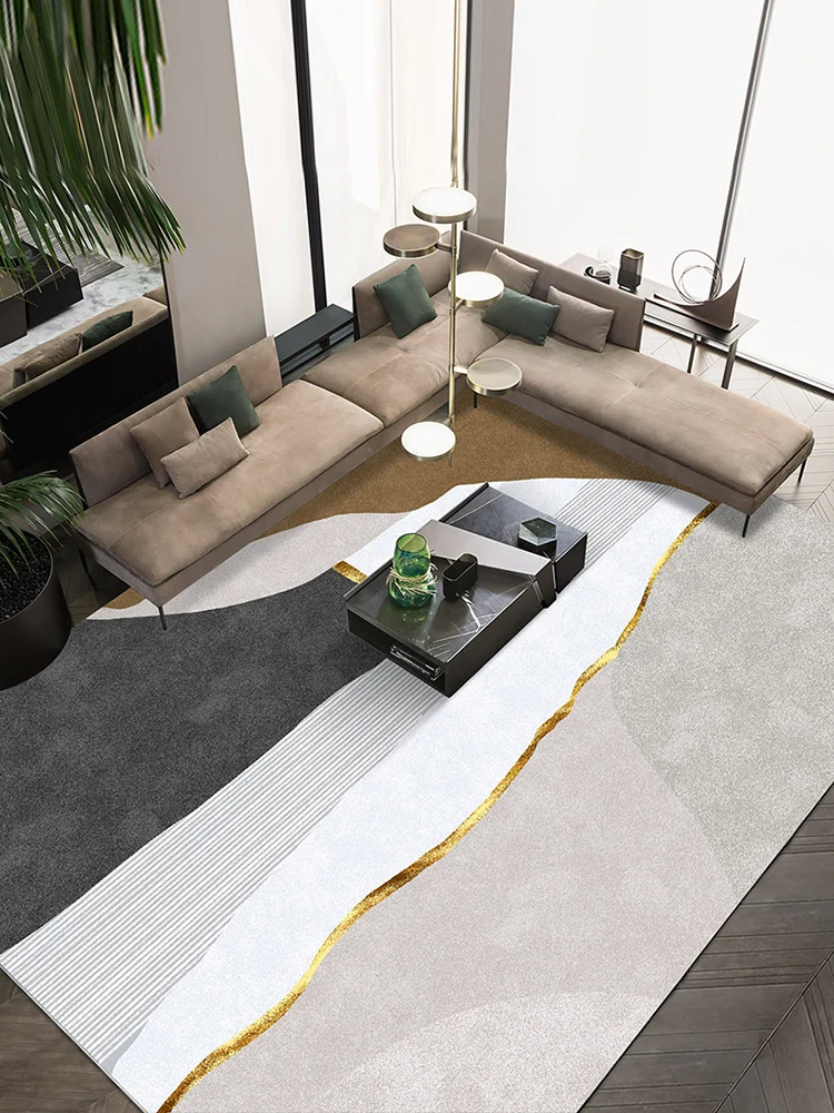 Простые современные ковры для гостиной в скандинавском стиле роскошный