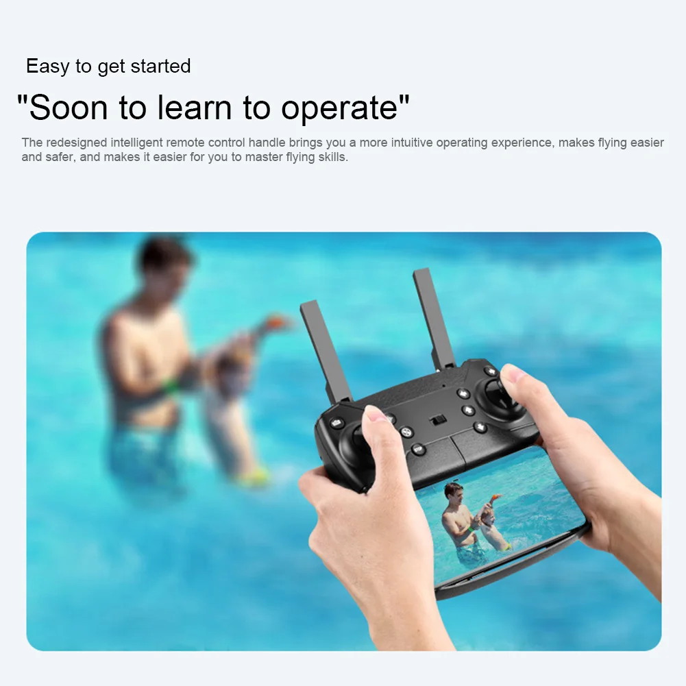 

Foldable Drone Headless Mode HD 4K Face Recognition RC Quadcopter Portable Selfie WIFI Dual Cameras One Key Return APP Control