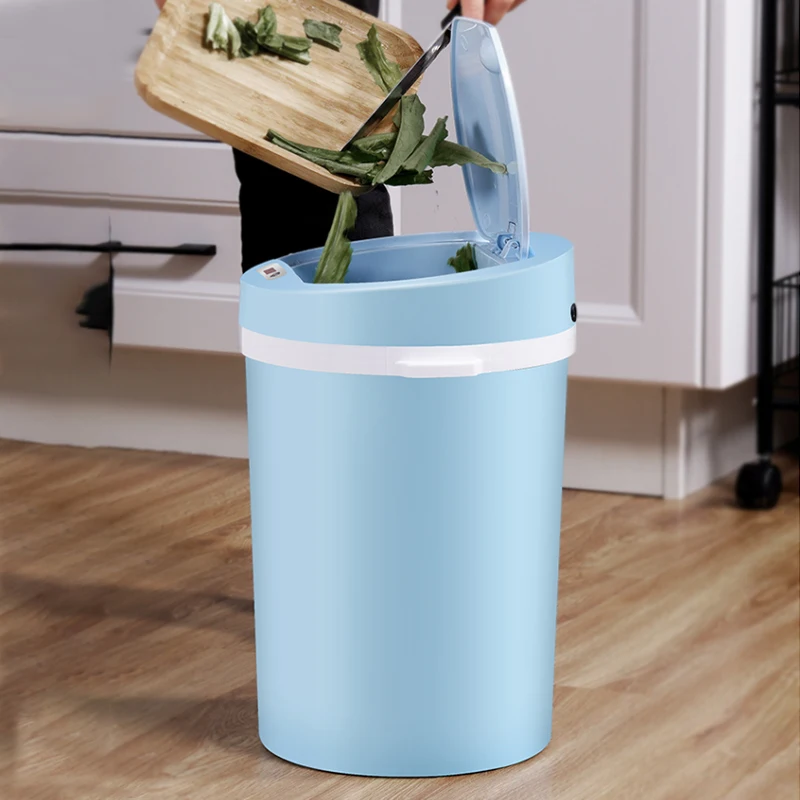 

16L Automatic Sensor Dustbin,Smart Sensor Trash Can,Induction Waste Bin with Lid USB Charging Dustbin Household Trash Bin