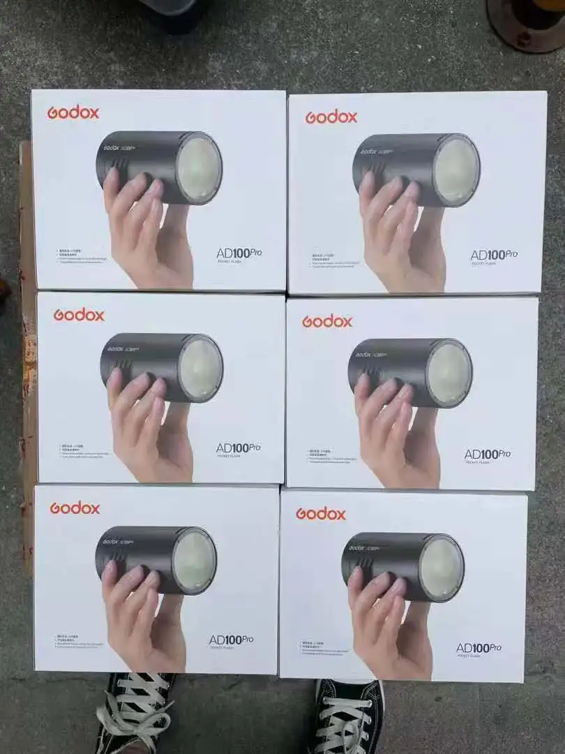 Карманная вспышка Godox AD100Pro TTL светильник Canon Nikon DSLR аксессуары для фотостудии youtube