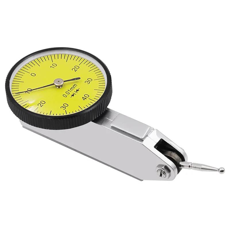 

Accurate Dial Gauge Test Indicator Precision Metric with Dovetail Rails Mount 0-4 0.01mm Measuring Instrument Tool