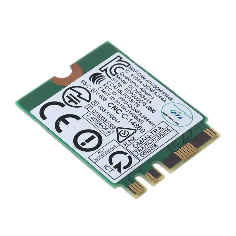 Карта беспроводного адаптера для Dell Wireless 1820 DW1820 WLAN WiFi 802.11AC + BT 4 1 M.2 Wi-Fi карта D4V21