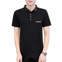 polos%ef%bc%8cmens shirt%ef%bc%8cpolo shirts%ef%bc%8cmens polos%ef%bc%8csummer men t shirt polo shirt lapel pullover button decorationsolid color stripe