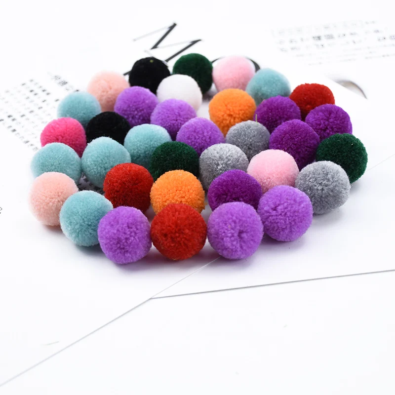 20 Pieces Pompons home decoration needlework Gloves hat clothes accessories DIY gifts box fake flowers for scrapbooking wedding | Дом и сад