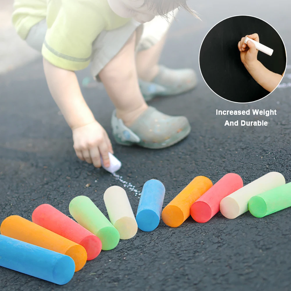 20 шт. 5 цветов мелки-ручки без пыли мелки для рисования доски 6 стационарные