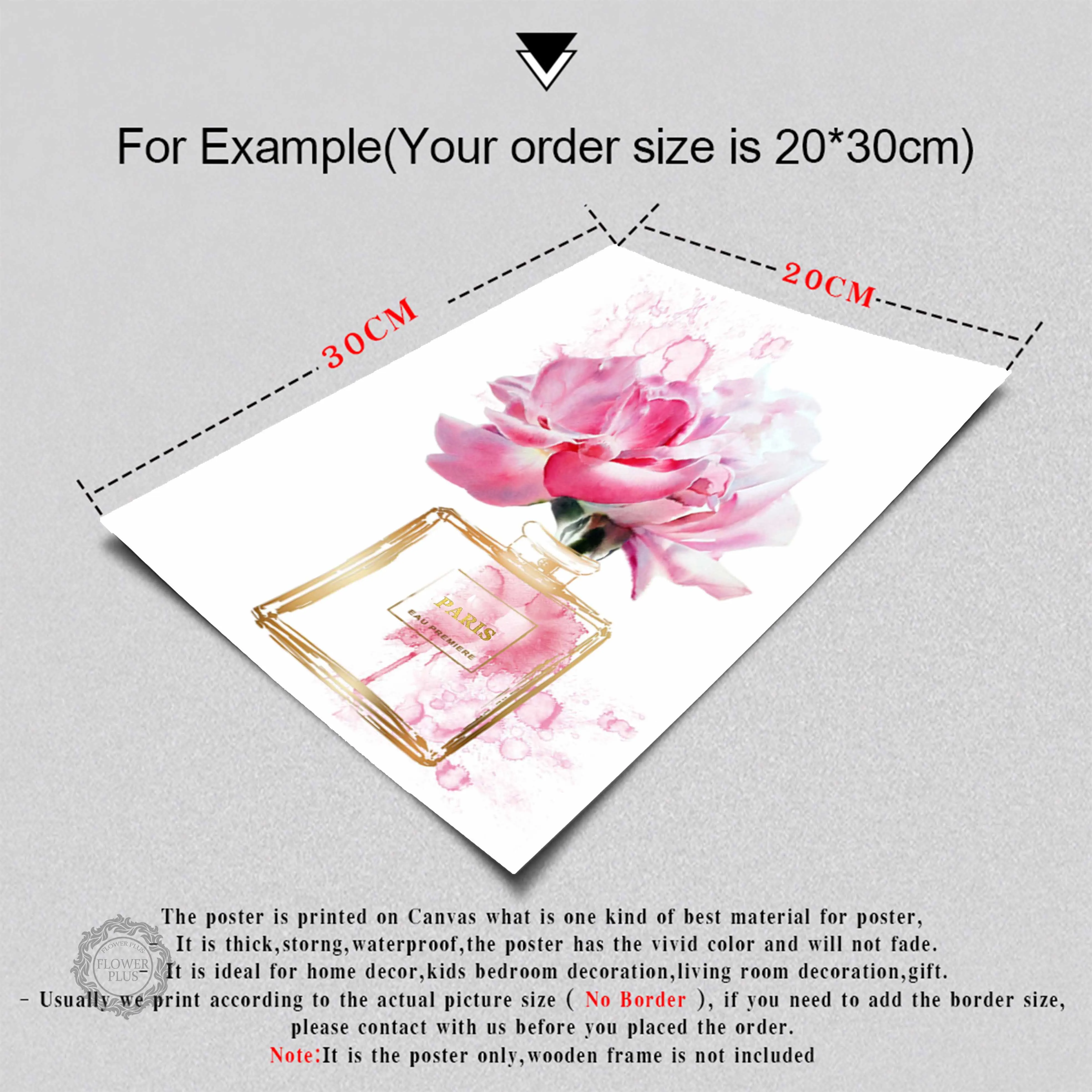 

Watercolor Perfume Rose Peony Flower Wall Art Canvas Painting Nordic Posters And Prints Wall Pictures Wall Decor tableau bilder