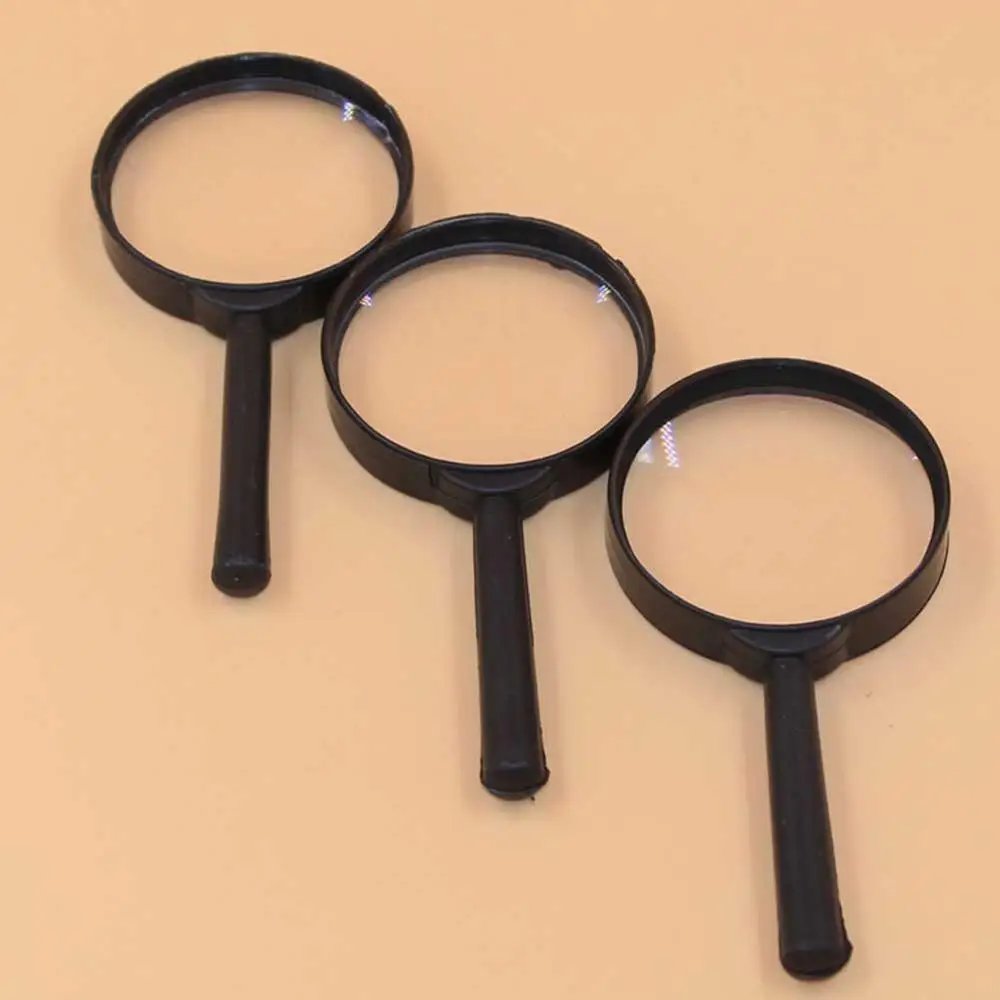 Портативное увеличительное стекло 5X Портативная Лупа ручка в стиле ретро лупа