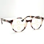 Новинка круглые очки для чтения мужские очки 2,5 прогрессивная фоторамка женские мужские очки с диоптриями ближнего зрения + 1,5 NX