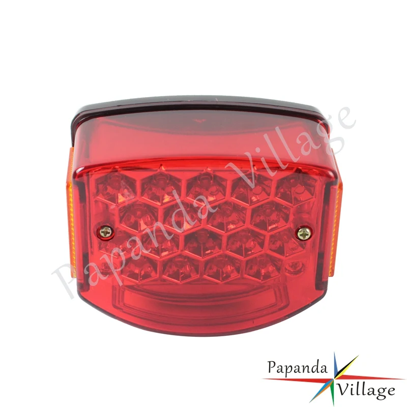 Красный светодиодный задний фонарь для мотоцикла велосипеда лампа светильник