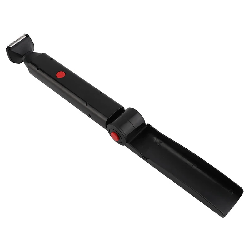 Trimmer Usb Folding Double-sided Body Hair Removal Tool Safety Back Razor Machine For Shaving