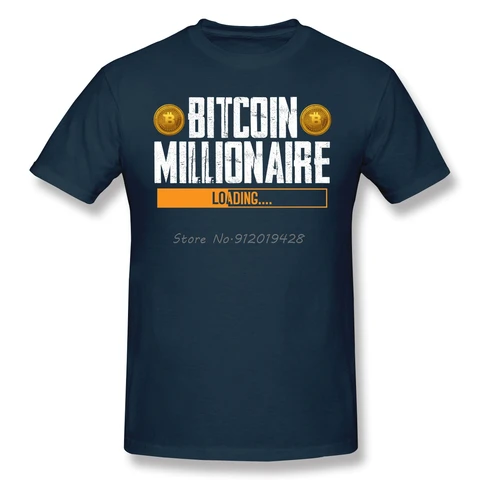 2021 модная графическая футболка с мультипликационным аниме Биткоин миллионер-Биткойн криптовалюты монеты Повседневная мужская футболка футболки топы
