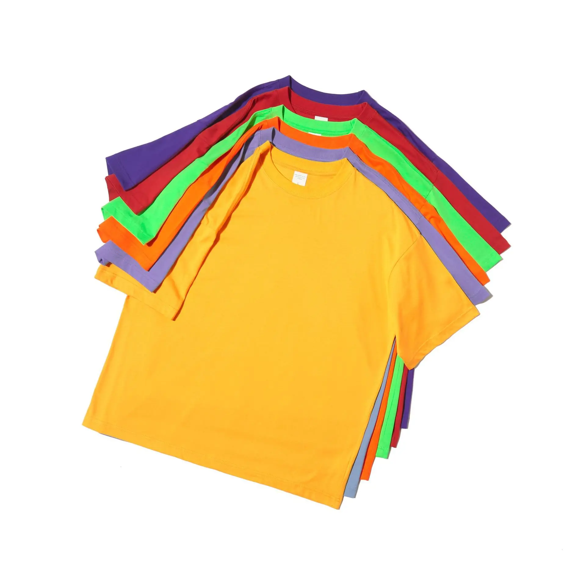 Мужская хлопковая футболка белая простая с круглым вырезом и коротким рукавом