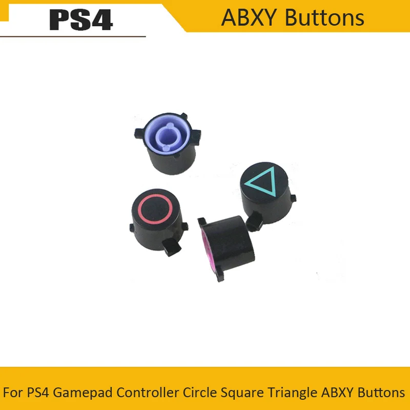 4 шт. запасная часть для PS4 геймпад круг квадратный Треугольники Кнопка ABXY |