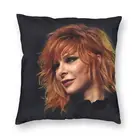 Mylene фермер наволочки для дивана гостиная квадратная наволочка 40x40 см