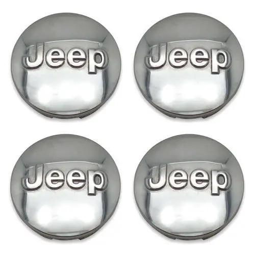 

4x FOR Jeep 64mm/2.5In BLACK Wheel Center Cover Caps Grand Cherokee Wrangler Compass