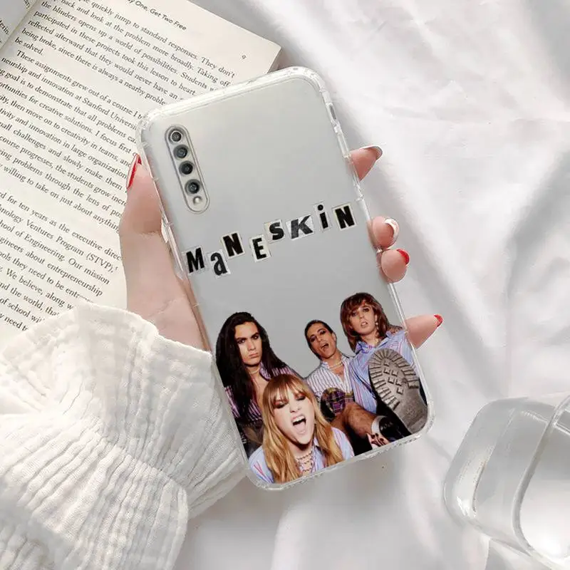 

Maneskin-capa david damiano caso Phone Case Transparent For Xiaomi Redmi K30 10T 10X 9 9A 8 8A K40 T S note 8 9 10 PRO 5G