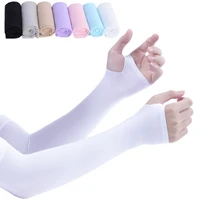 summer autumn men women arm sleeves cover ice cool dust resistant sun protection for fishing riding cycling driving running