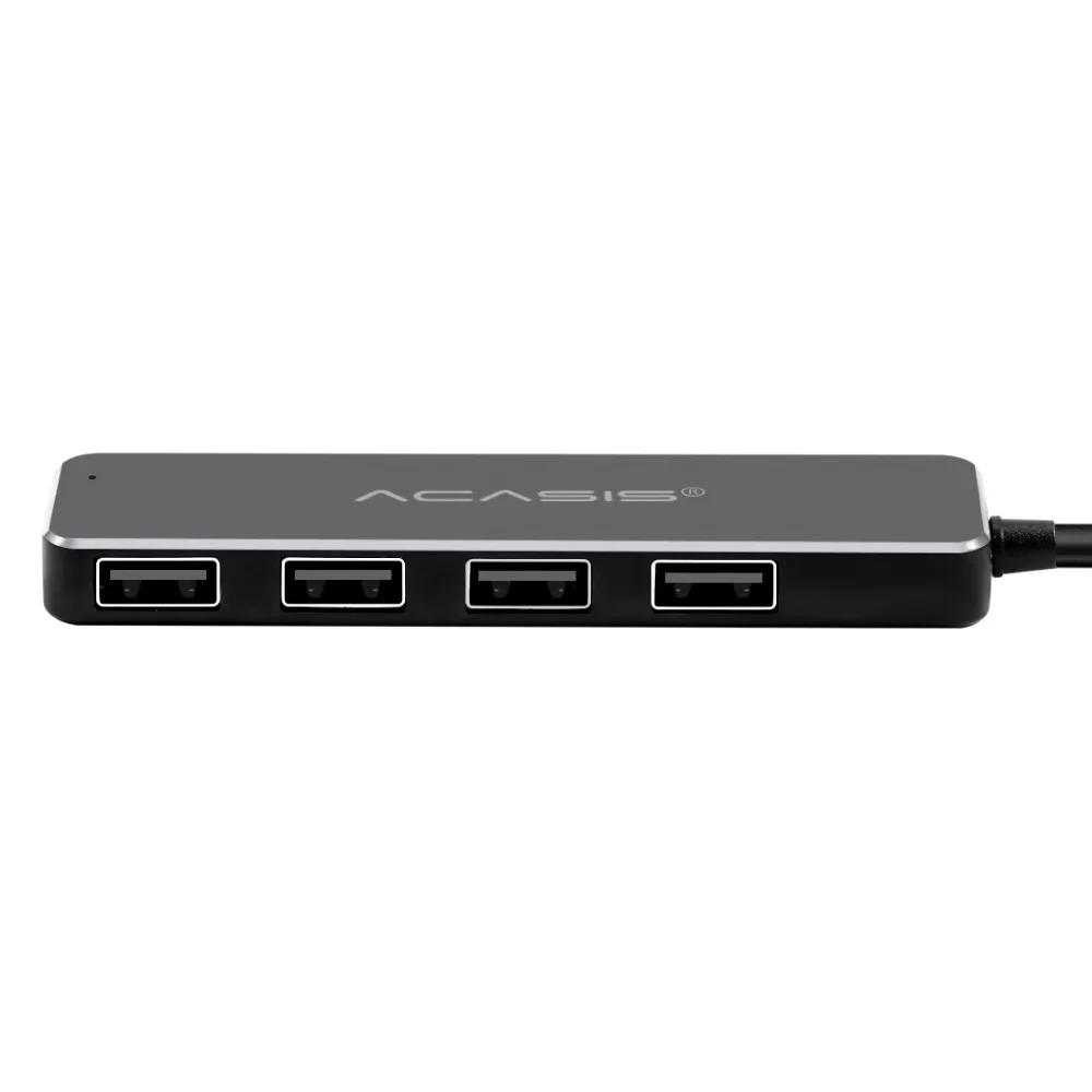 Acasis USB 2,0 3,0 Компактный портативный высокоскоростной концентратор Поддержка Multipe USB Decice концентратор для ПК ноутбука 4 порта адаптер расширения