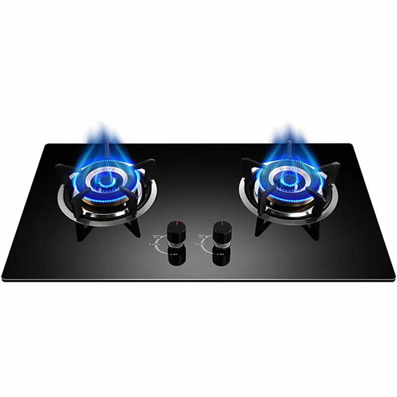 

Double-Burner Stove Household Two-Stage Energy-Saving Embedded Violent Stove Gas Stove Natural Gas Liquefied Gas Stove