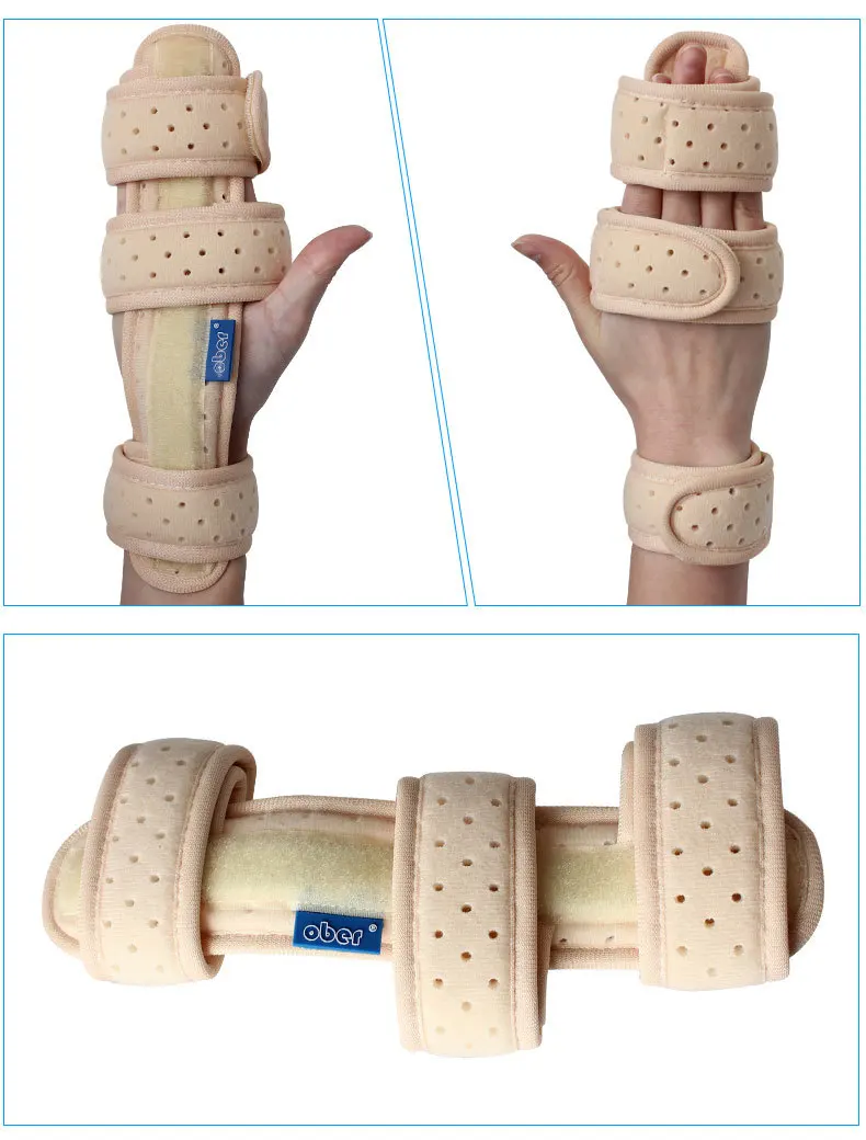 

new Fixator Carpal Tunnel Syndrome Fracture Arthritis Wrist Bands Support Brace Hand Finger Splint Breathable Velvet Aluminum