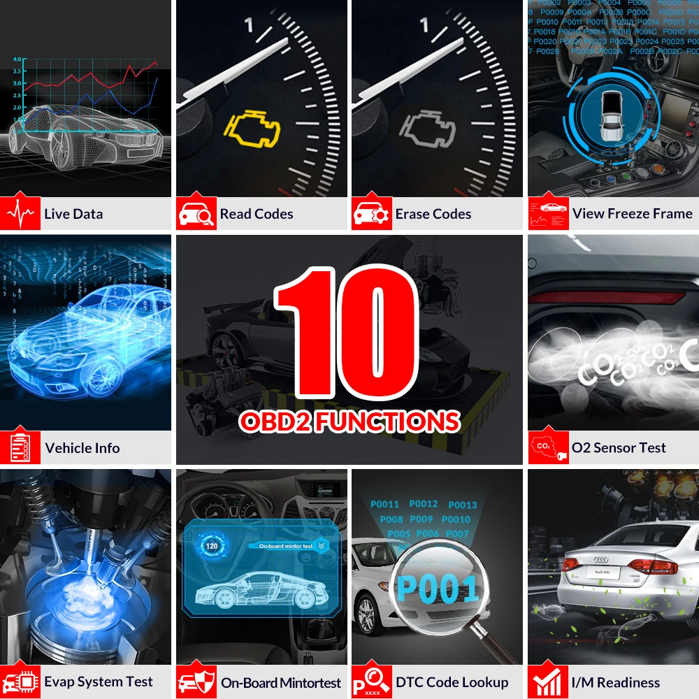 Сканер THINKSCAN 601 OBD2 для EN/ABS/SRS с маслом EPB SAS TPMS считыватель кодов обслуживания TS601