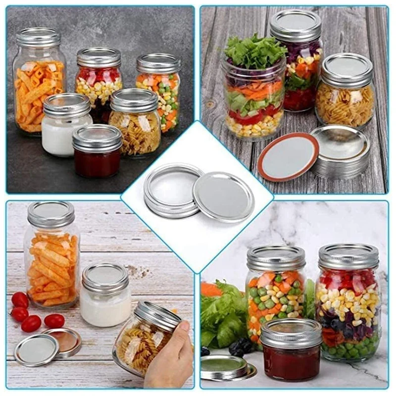 

150 Pcs Mason Jar Lids,Regular Mouth Canning Lids Lids for Mason Jar Canning Lids,Lids for Mason Jar Regular Mouth