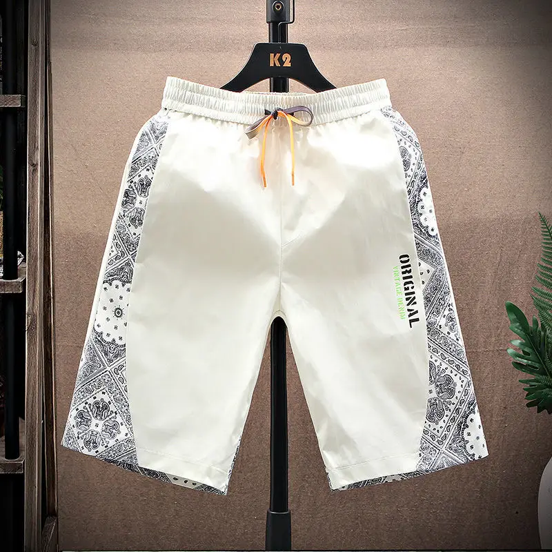 Cashew Blossom Shorts Men Wear Fashion Brand Casual Men's Summer Trend Versatile Sports Pants