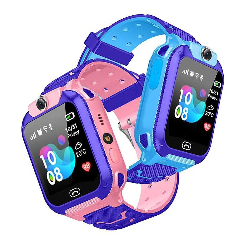 Детские Смарт часы с сенсорным экраном водонепроницаемые дистанционным