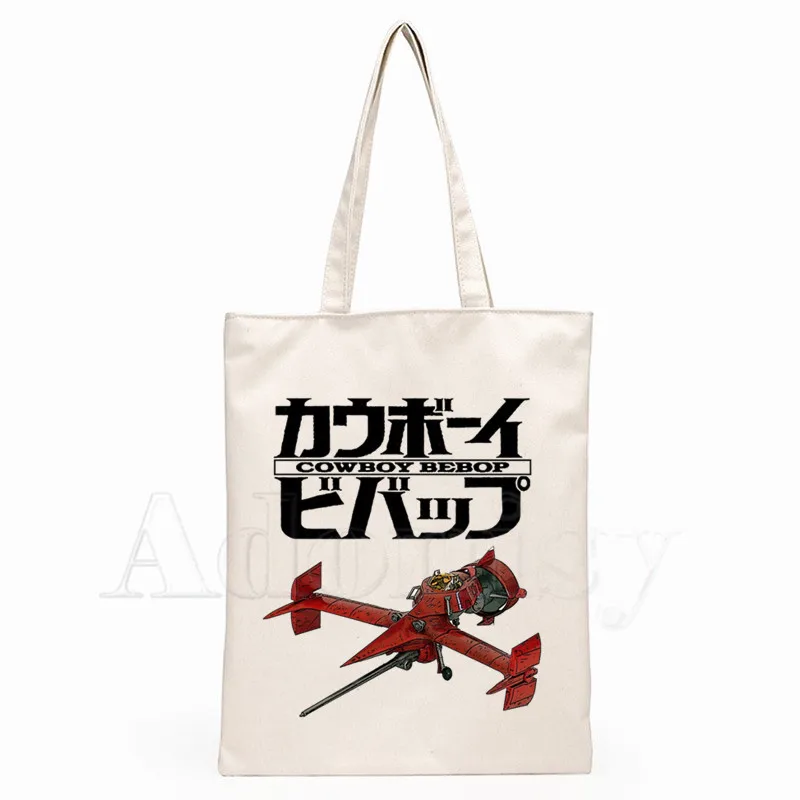 Аниме ковбой Bebop дядюшка Спайк Шпигель для мужчин See You Space Tote сумка унисекс