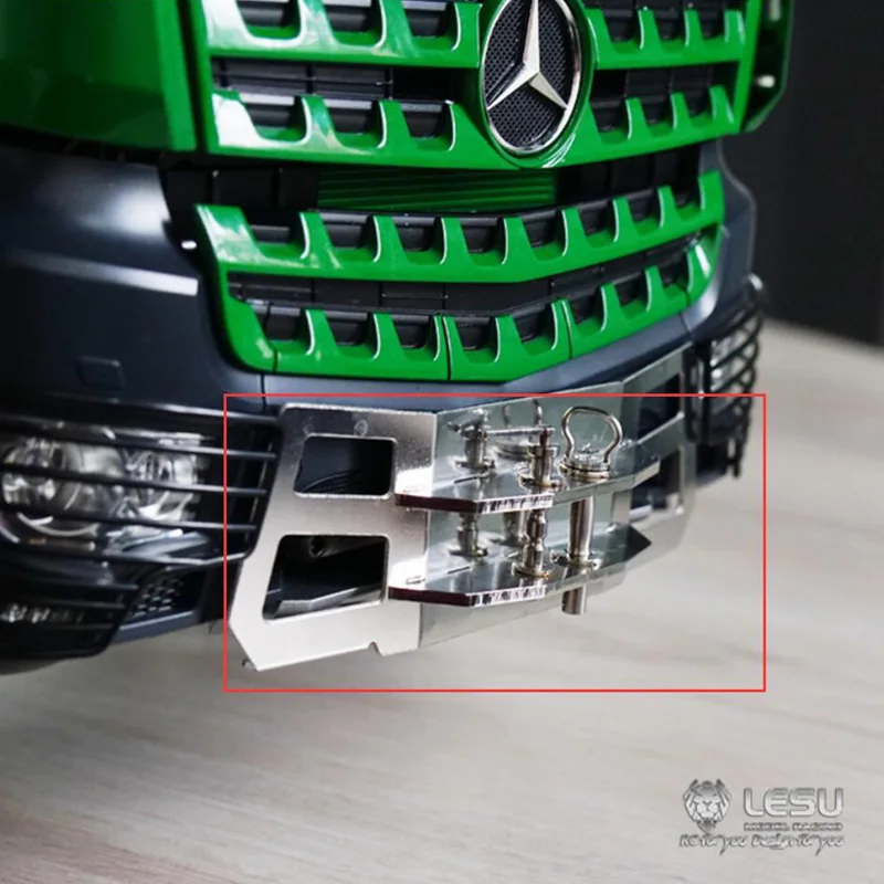 LESU металлический передний крюк A для 1/14 Tamiya Bz 3363 3348 самосвал RC Трактор модель
