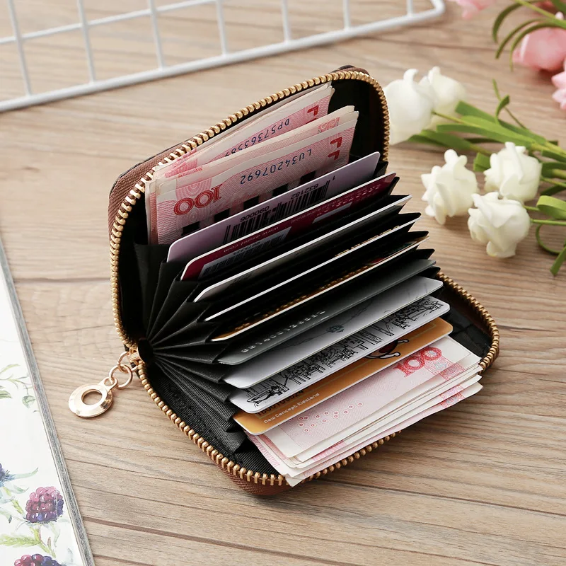 

New Manufacturers Direct Korean Version Horizontal Style Lady Mini Multi - Color Multi - Card Organ Card Bag Purse