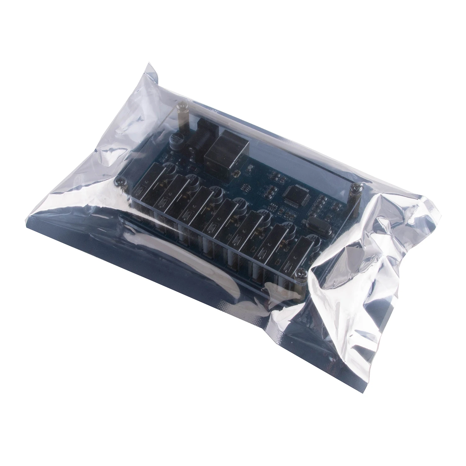 USB HUB Splitter 1 to 7-Port Module with 5V Power Supply USB2.0 Expansion | Docking Stations &amp Hubs