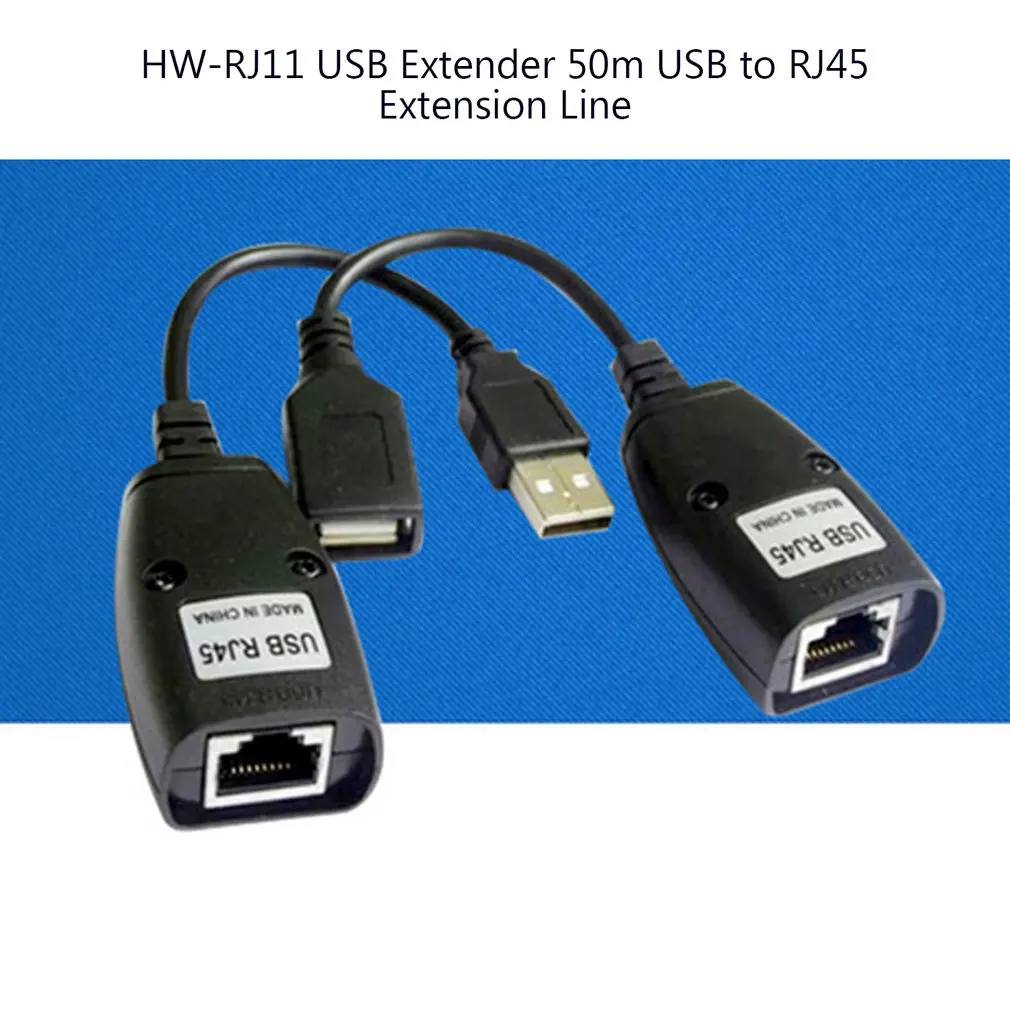 Удлинитель кабеля сетевой Ethernet Rj45 Usb 50 м усилитель сигнала профессиональный