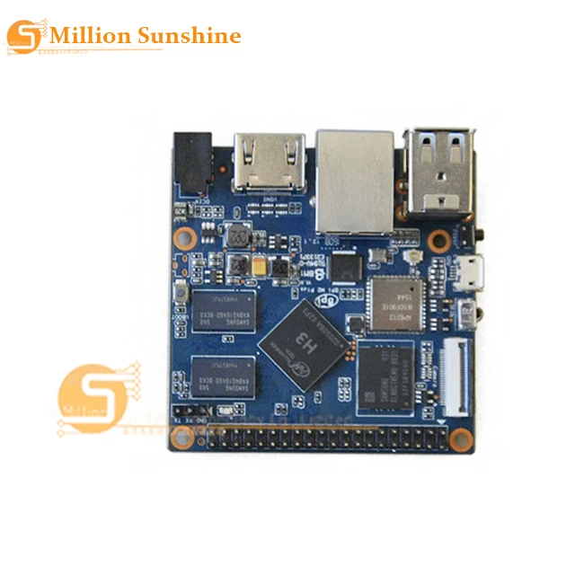 MiNi BPI M2 + plus Banana Pi H3 четырехъядерный 1 Гб ОЗУ 8 ГБ eMMC плюс WiFi и Bluetooth демонстрационная