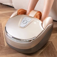 marese electric foot massager vibration shiatsu massage machine heating therapy air compression health care