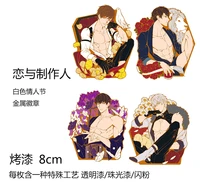 anime mr love queens choice kilo victor gavin lucien metal badge brooch pins button medal collection souvenir cosplay gift