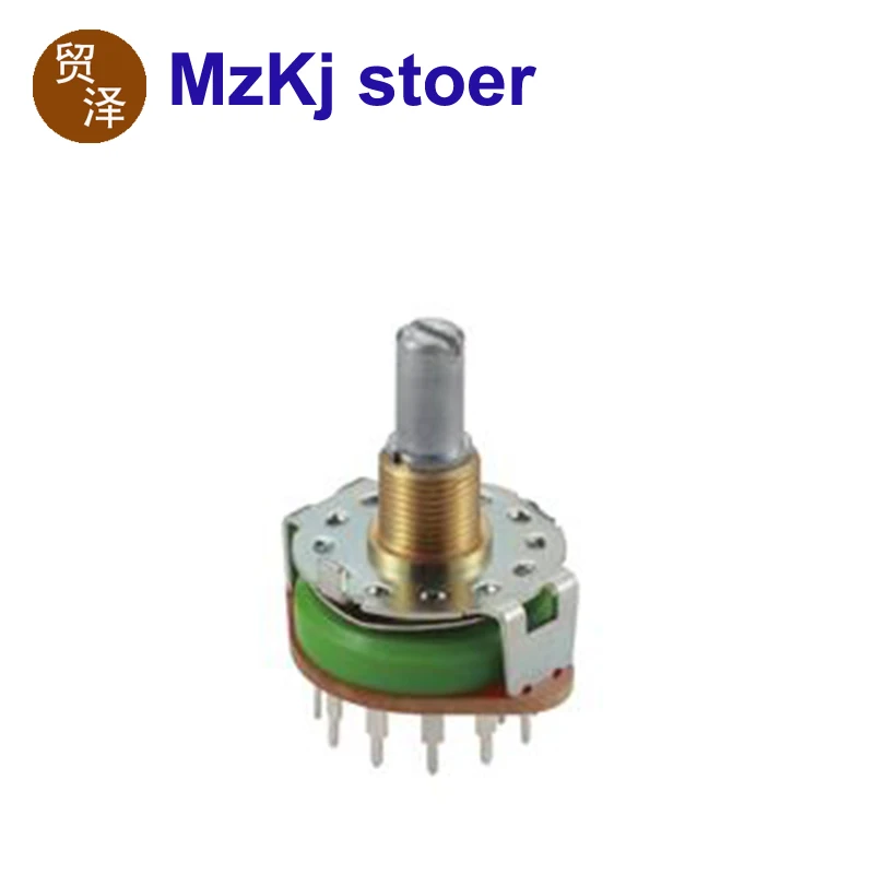 

3 шт., новинка, ALPS SRRM342800 поворотного переключатель диапазонов switch, 3-полюсный 4-скоростной усилитель мощности, переключатель сигнала