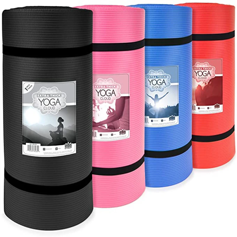 Коврики для йоги NBR тренировок матовый утолщенный увеличивающий колени