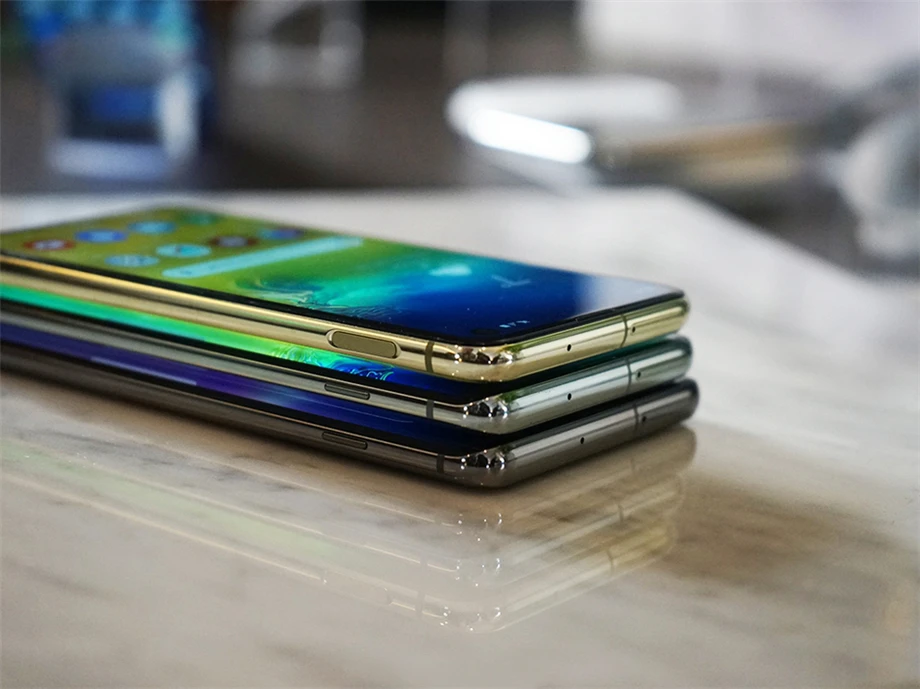 Samsung Galaxy S10 Plus S10+ G975F Android Мобильный Восьмиядерный Exynos 9820 8 Гб ram 128 ГБ rom 6," 5 камер NFC 4100 мАч