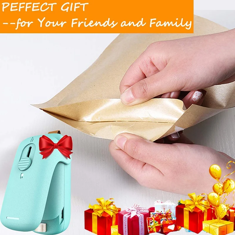 Bag Sealer 2 in 1 Heat and Handheld Portable Resealer for Plastic Bags Food Storage Snack Fresh Or | Бытовая техника