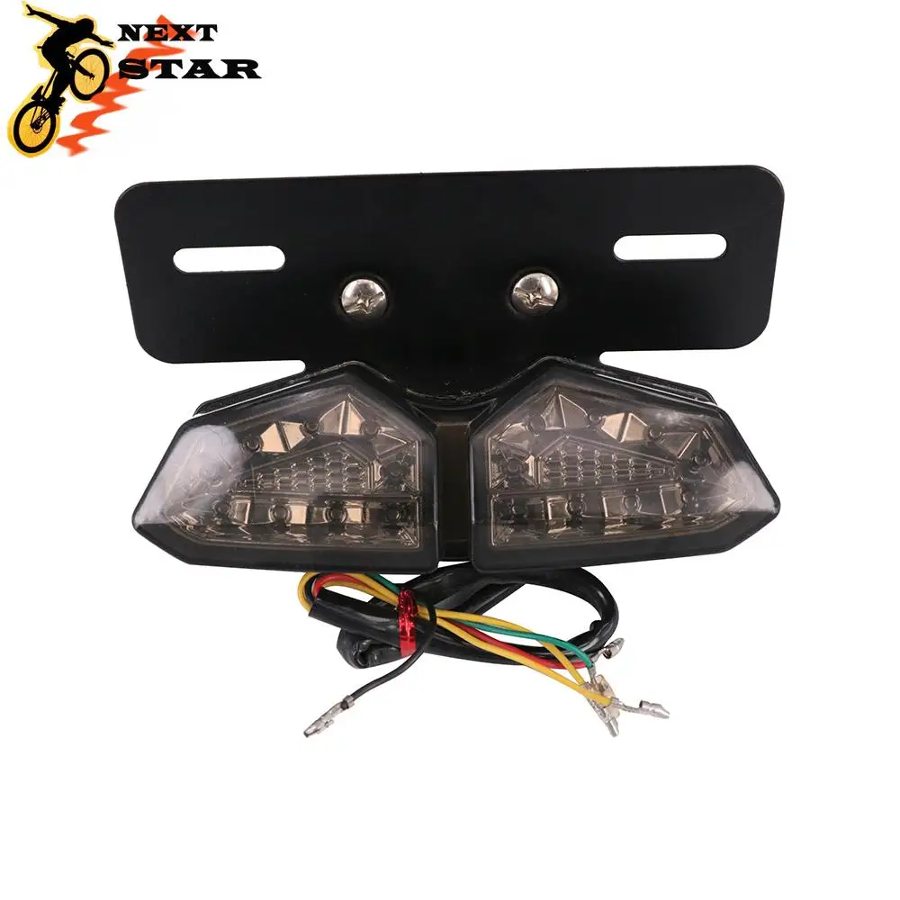 Мотоциклетный задний светильник 12 В светодиодный сигнальный тормозной s