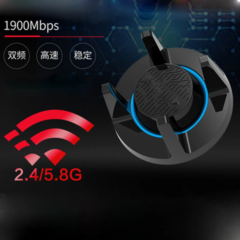 1900 Беспроводная гигабитная E Sports сетевая карта Wi Fi адаптер USB 3 0 Мбит/с